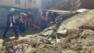 Afectada, Divulga Hernández: “Le dijimos que eso era arena, que eso se iba a derrumbar”: colapsa edificación en Arroyo Abajo de Santiago